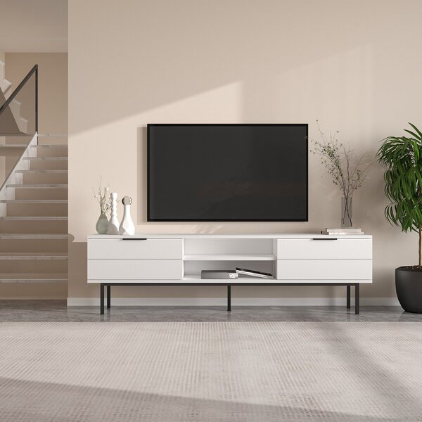 Hanah Home TV állvány White Paul - fehér
