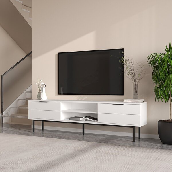 Hanah Home TV állvány White Paul - fehér