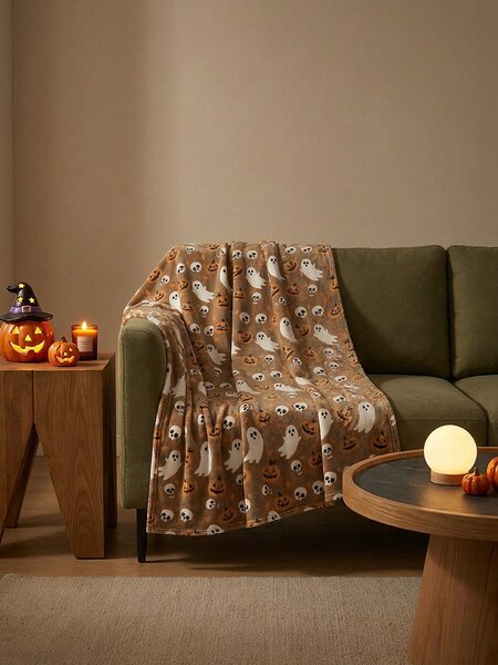 Sinsay - Takaró halloween mintával - többszínű