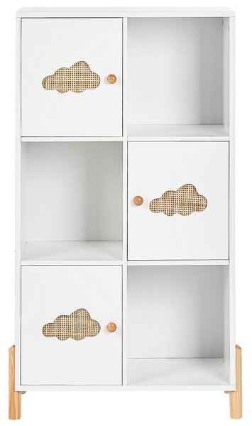 Polcrendszer CLOUDY 111 cm Fehér