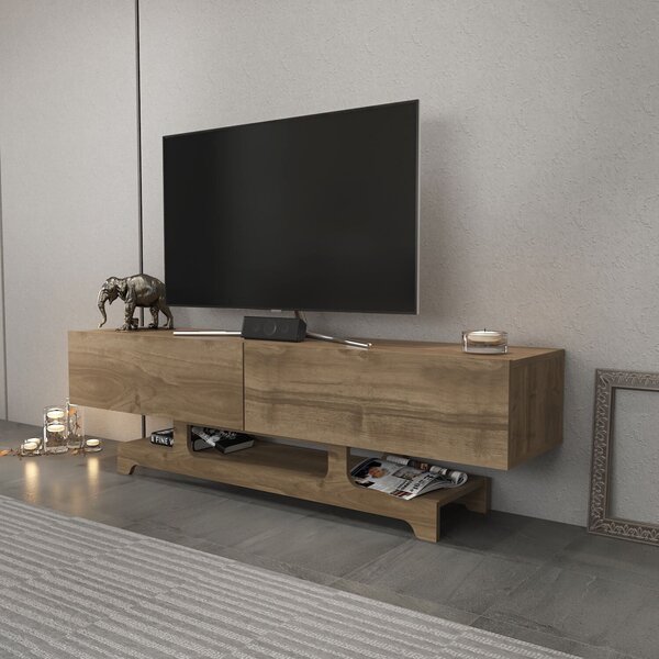 Hanah Home TV állvány Walnut Tera - diófa szín: dió