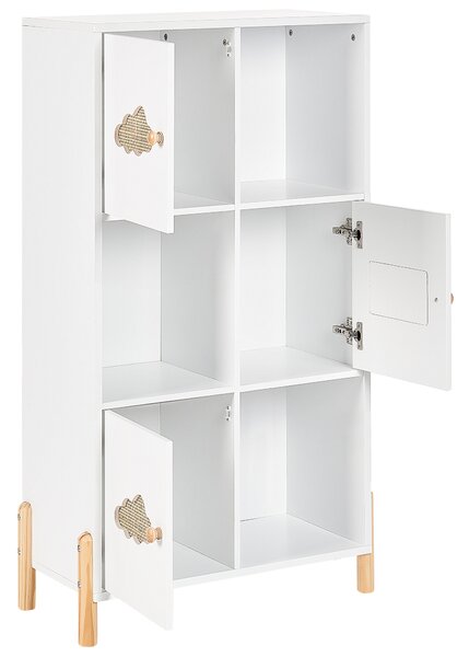 Polcrendszer CLOUDY 111 cm Fehér