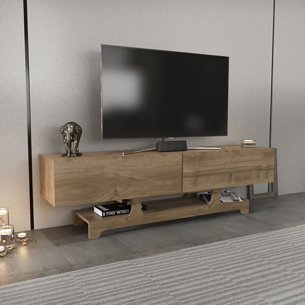 Hanah Home TV állvány Walnut Tera - diófa szín: dió