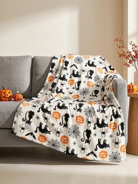 Sinsay - Takaró halloween mintával - többszínű