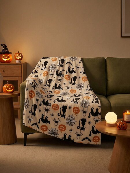 Sinsay - Takaró halloween mintával - többszínű