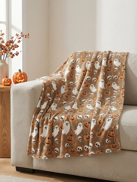 Sinsay - Takaró halloween mintával - többszínű
