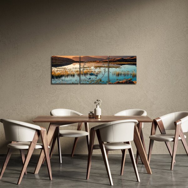 Kép - Lac Guichard (órával) (90x30 cm)