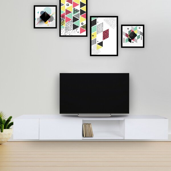 Hanah Home Wagna TV állvány, fehér