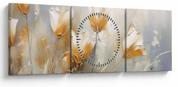 Kép - Tulipánok festése (órával) (90x30 cm)