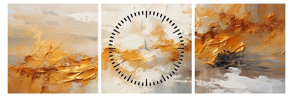 Kép - Arany textúra (órával) (90x30 cm)