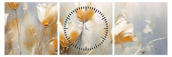 Kép - Tulipánok festése (órával) (90x30 cm)