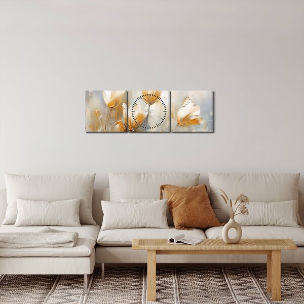Kép - Tulipánok festése (órával) (90x30 cm)