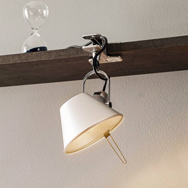 Artemide Tolomeo Pinza - designer csíptetős lámpa, Alu / szürke / cink, Nappali / Étkező, Alumínium, Dizájn