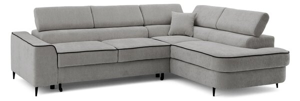 Sarokkanapé Carson 143, Kárpit, 75x267x204cm