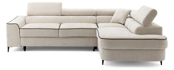 Sarokkanapé Carson 143, Kárpit, 75x267x204cm