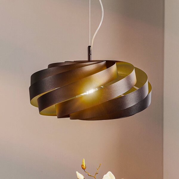 Domiluce Vento függőlámpa, fekete, Ø 50 cm, fém, E27, dimmelhető, Fekete, Nappali / Étkező, fém, Modern