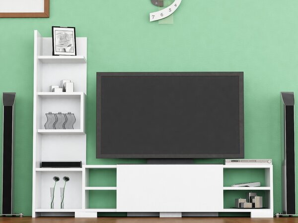 Hanah Home Pera TV szekrény - fehér