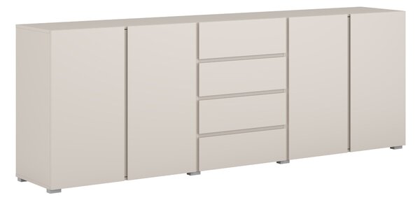 Komód Elbleve 105, Laminált forgácslap, 78x222x40cm, Kasmír