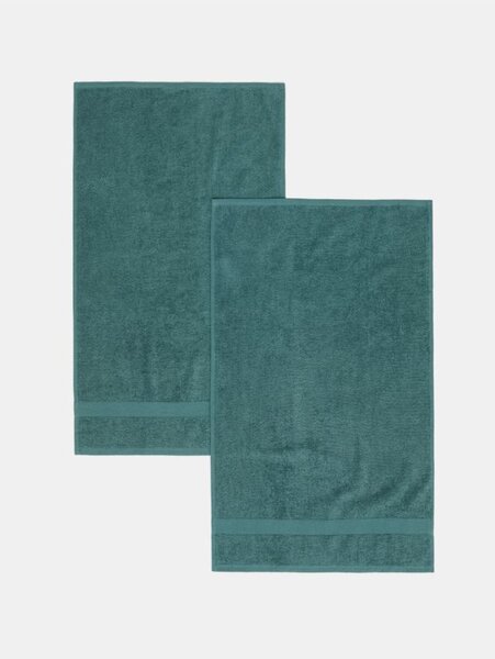 Sinsay - Törölközőkészlet 2 pack - zöldeskék