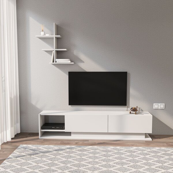 Hanah Home Liza Fehér TV-szekrény