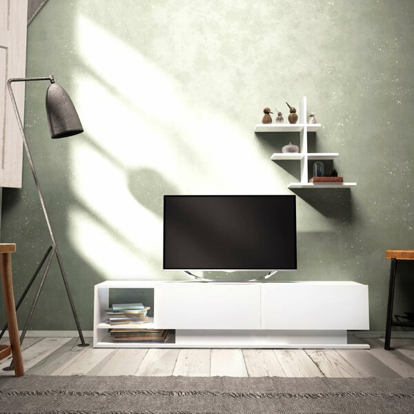 Hanah Home Liza Fehér TV-szekrény
