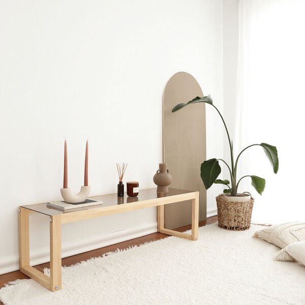 Hanah Home TV Stand Natural Via - Natural
