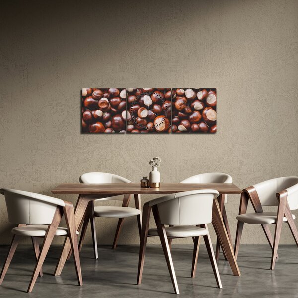 Kép - Érett gesztenye (órával) (90x30 cm)