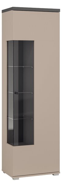 Könyvespolc Virvele 102, Ajtókkal, Zárt, Laminált forgácslap, 180x55x36cm, Congo, Antracit