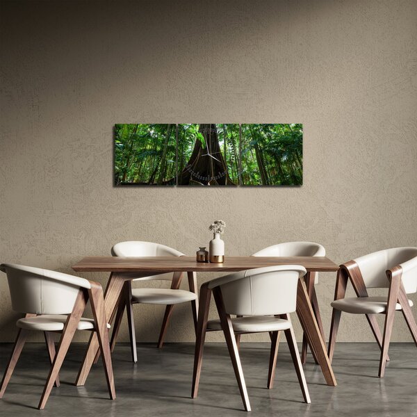Kép - A fa gyökerei (órával) (90x30 cm)