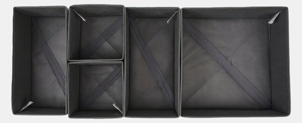 Sinsay - 5 pack összecsukható szekrényrendezők - világos szürke
