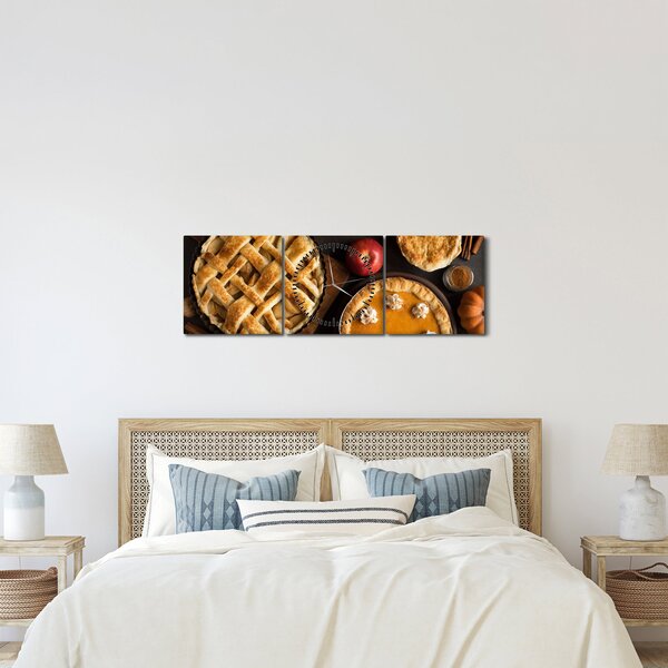 Kép - Tökös pite (órával) (90x30 cm)