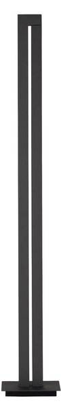 PURE LED állólámpa Lines, antracit, távirányítóval, 140 cm, dimmelhető, Alu / szürke / cink, Nappali / Étkező, fém, Modern