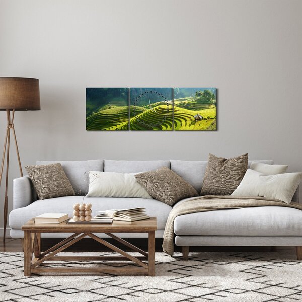 Kép - Rice Terraces koncert (órával) (90x30 cm)
