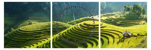 Kép - Rice Terraces koncert (órával) (90x30 cm)