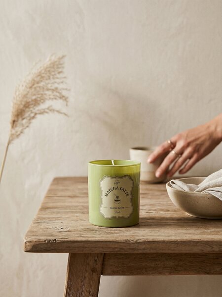 Sinsay - Illatos gyertya Matcha Latte - halványzöld
