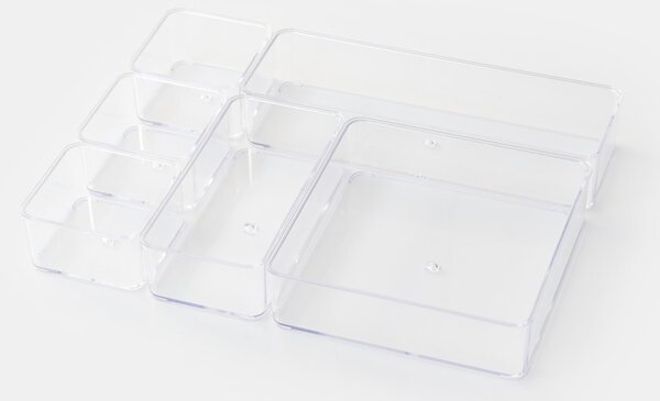 Sinsay - Átlátszó rendszerezők készlete 6 pack - clear