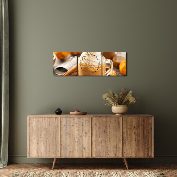 Kép - Tök latté (órával) (90x30 cm)