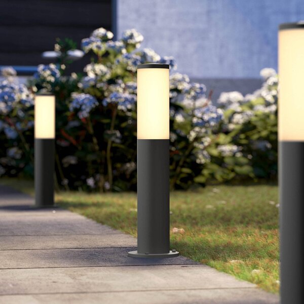 Philips Utrecht talapzati világítás E27 antracit, dimmelhető, Fekete, Rozsdamentes acél