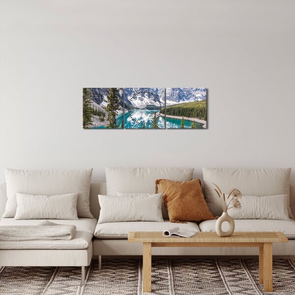 Kép - Banff Nemzeti Park (órával) (90x30 cm)