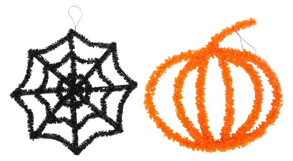Sinsay - Fali dekoráció Halloween mintával 2 pack - többszínű