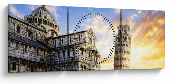 Kép - Pisa (órával) (90x30 cm)