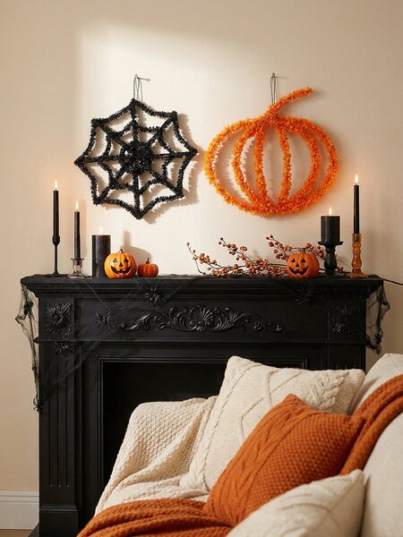 Sinsay - Fali dekoráció Halloween mintával 2 pack - többszínű