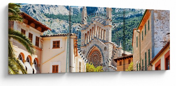 Kép - Sóller, Mallorca (órával) (90x30 cm)