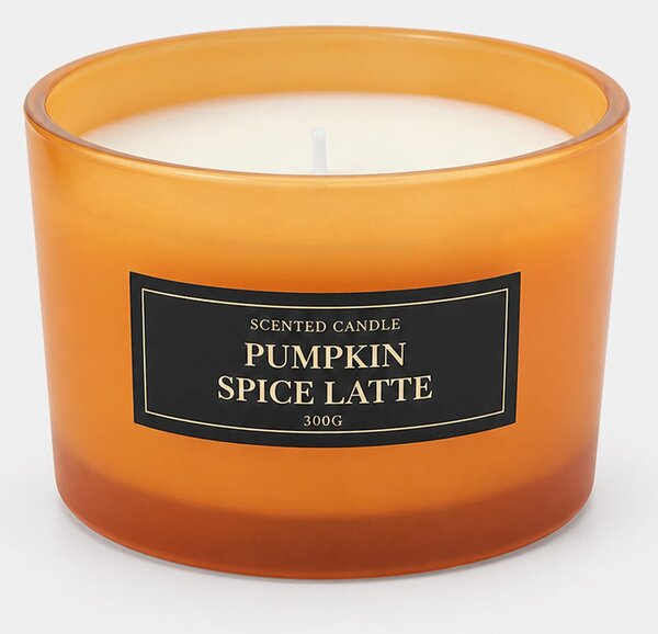 Sinsay - Illatgyertya három kanóccal Pumpkin Spice Latte - mandarinsárga