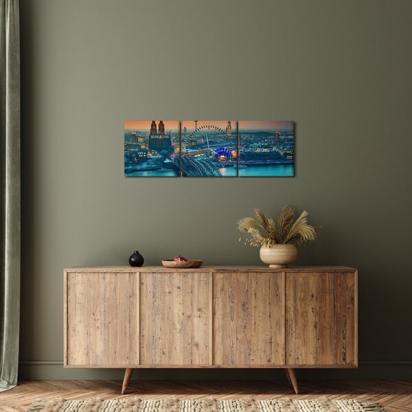 Kép - Köln (órával) (90x30 cm)