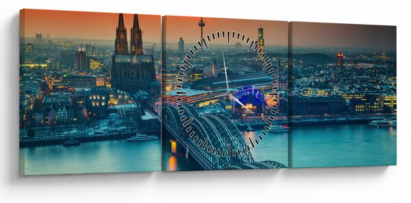 Kép - Köln (órával) (90x30 cm)