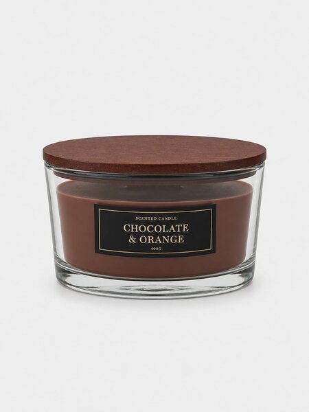 Sinsay - Illatgyertya fa kanóccal Chocolate & Orange - barna