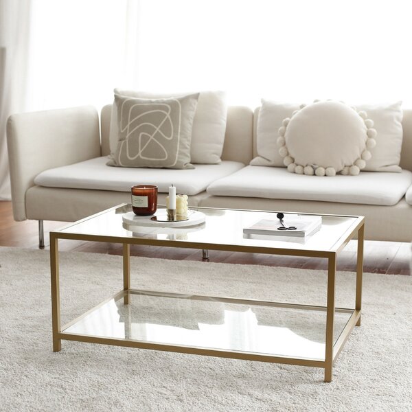 Hanah Home Coffee Table Gold Astro
