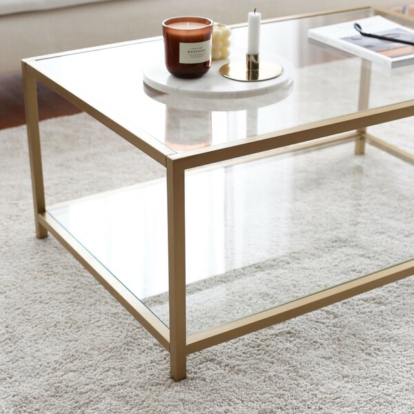 Hanah Home Coffee Table Gold Astro