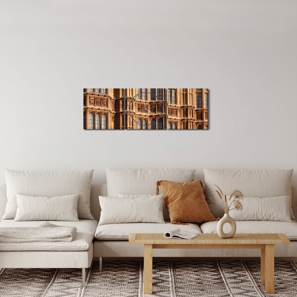 Kép - Az épület részletei (órával) (90x30 cm)